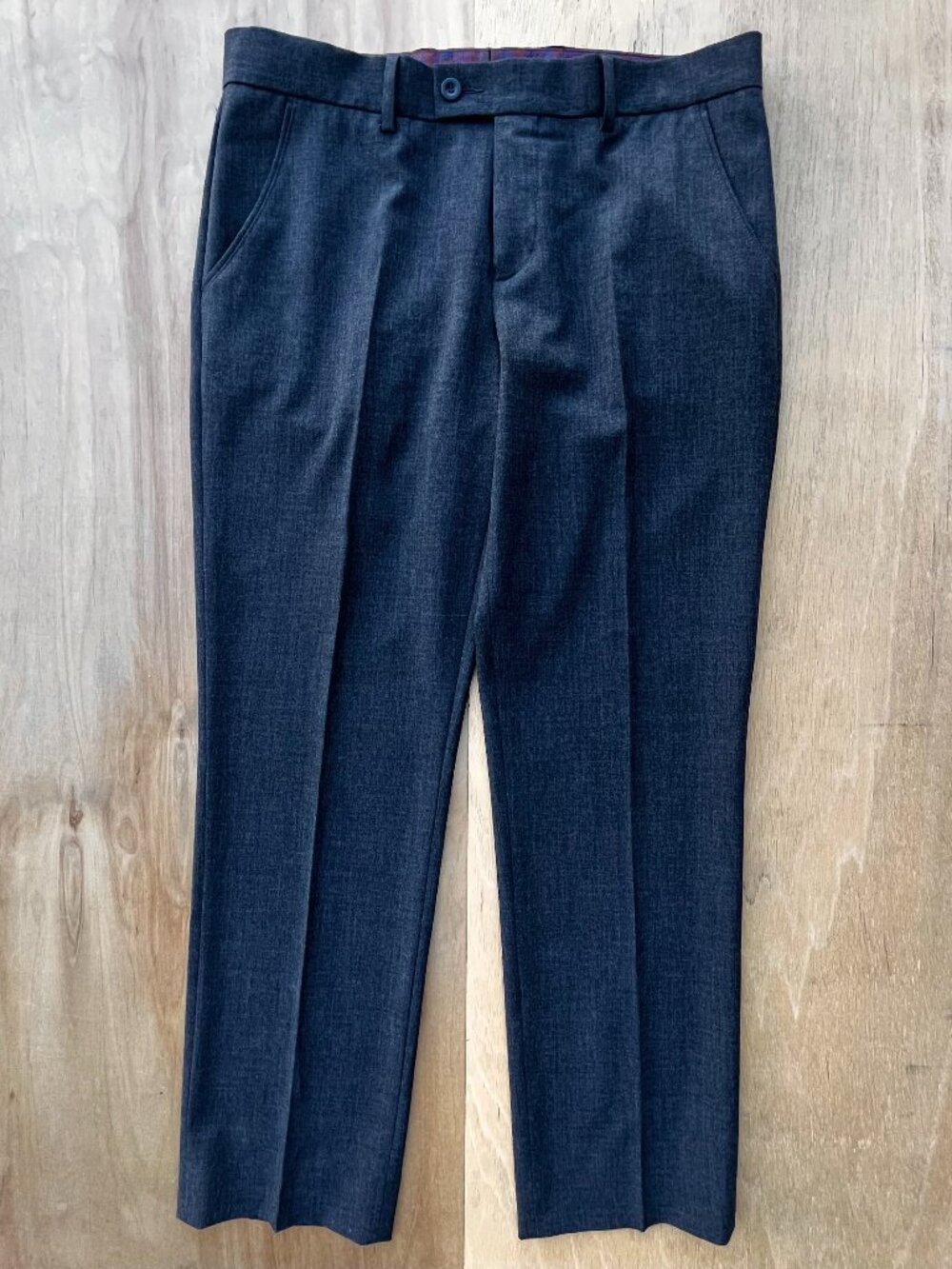 ALBERTO MODERN FIT STRAIGHT LEG PANTS MEN’S sz 34W x 31L Heather Gray